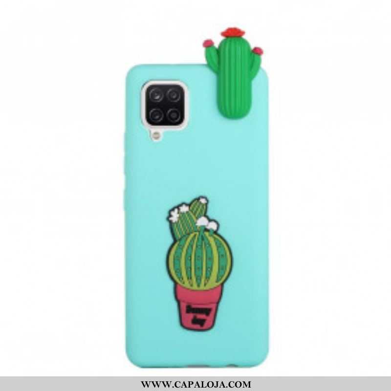 Capa Para Samsung Galaxy A42 5G Loucura De Cacto 3d