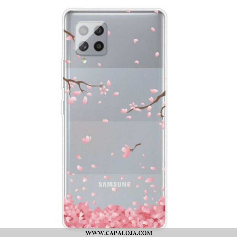 Capa Para Samsung Galaxy A42 5G Ramos Floridos