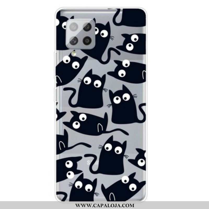 Capa Para Samsung Galaxy A42 5G Ratos Pretos