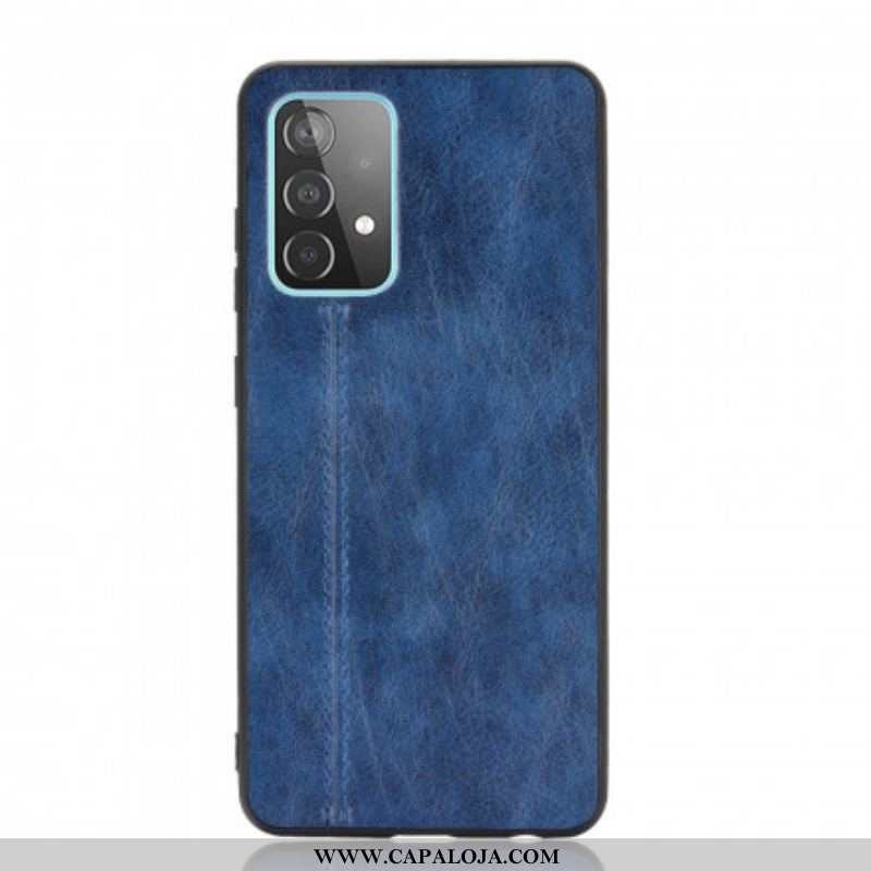 Capa Para Samsung Galaxy A52 4G / A52 5G / A52s 5G Efeito Couro Couture