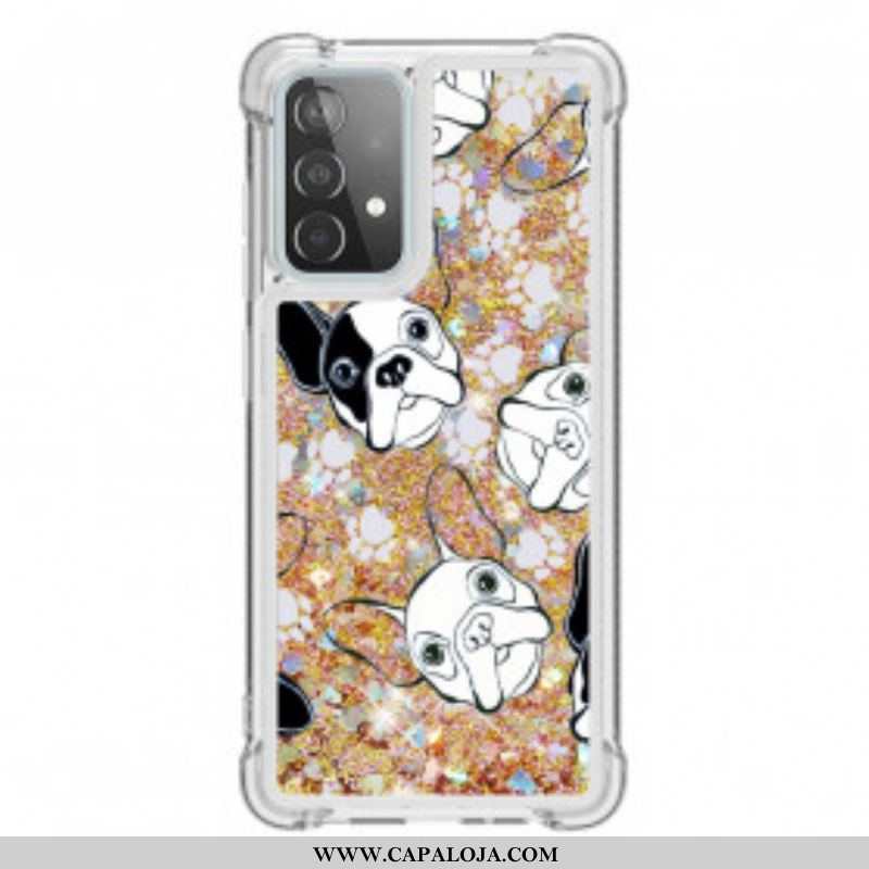 Capa Para Samsung Galaxy A52 4G / A52 5G / A52s 5G Mr Dog Lantejoulas