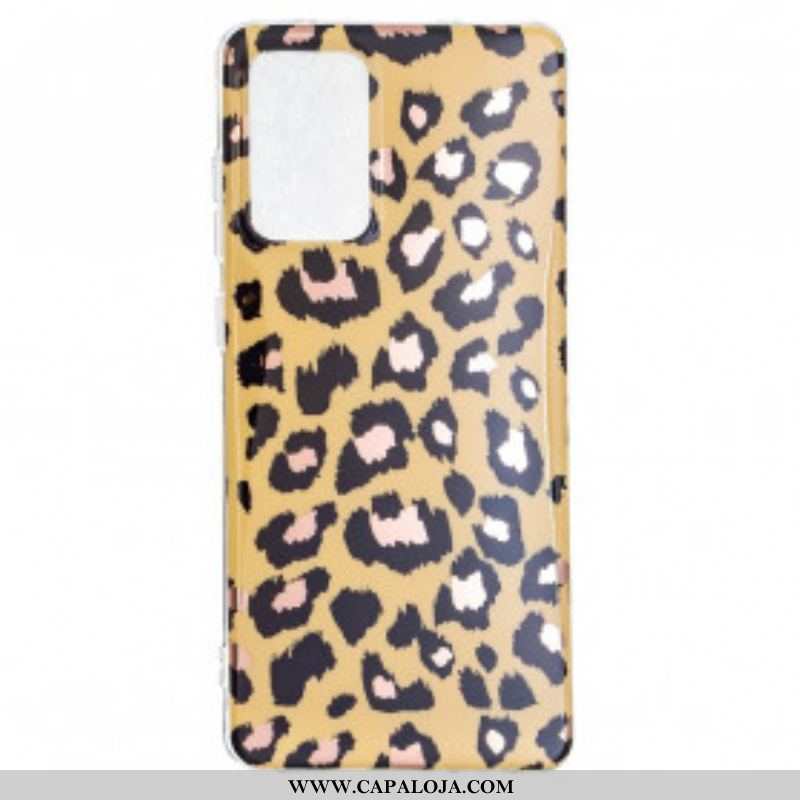 Capa Para Samsung Galaxy A52 4G / A52 5G / A52s 5G Mármore Estilo Leopardo