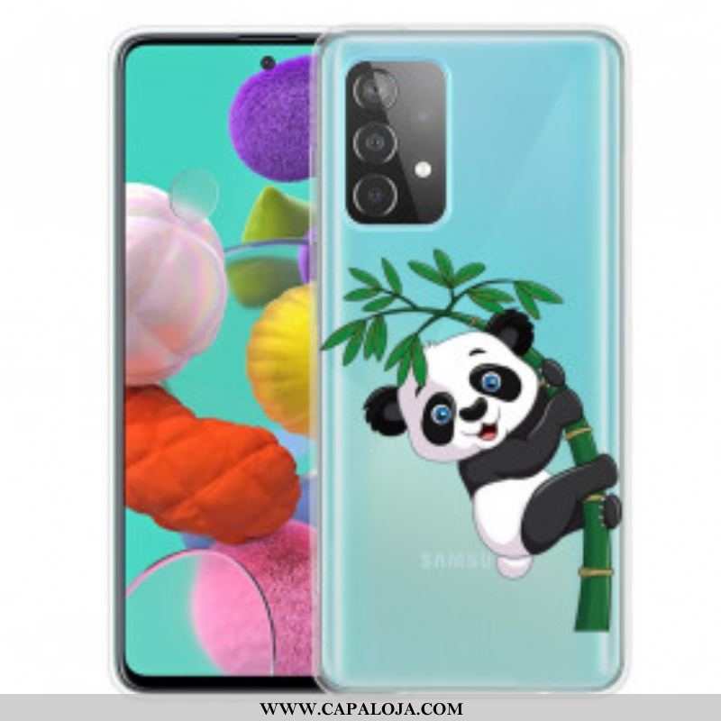 Capa Para Samsung Galaxy A52 4G / A52 5G / A52s 5G Panda No Bambu