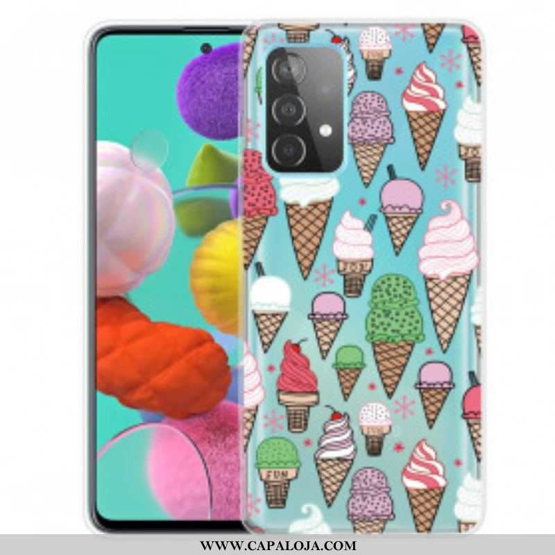 Capa Para Samsung Galaxy A52 4G / A52 5G / A52s 5G Sorvete De Creme