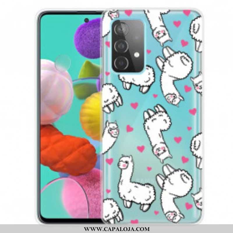 Capa Para Samsung Galaxy A52 4G / A52 5G / A52s 5G Top Lhamas