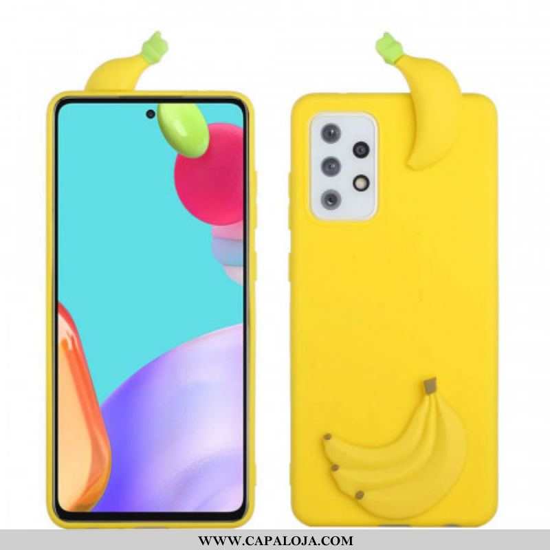 Capa Para Samsung Galaxy A53 5G Banana 3d