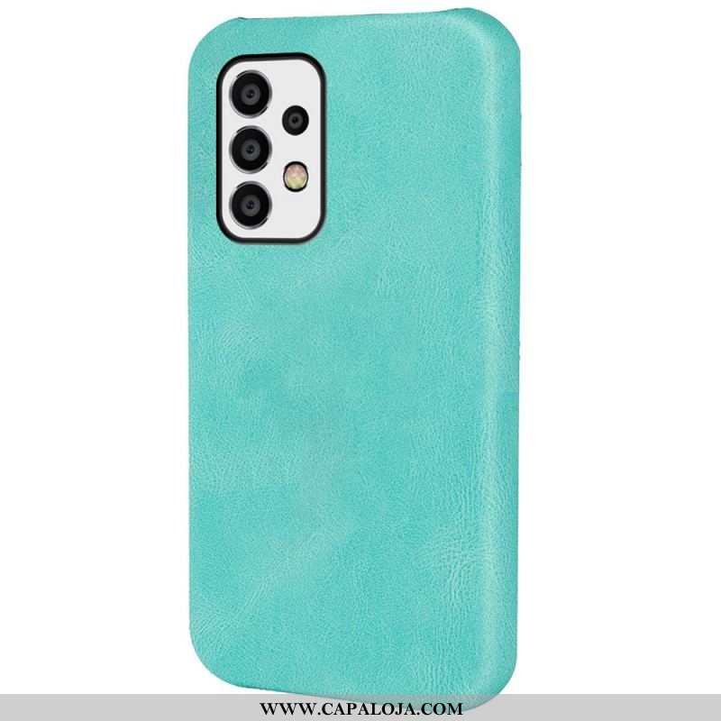 Capa Para Samsung Galaxy A53 5G Efeito Couro Designer