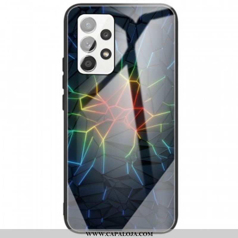 Capa Para Samsung Galaxy A53 5G Geometria Vidro Temperado