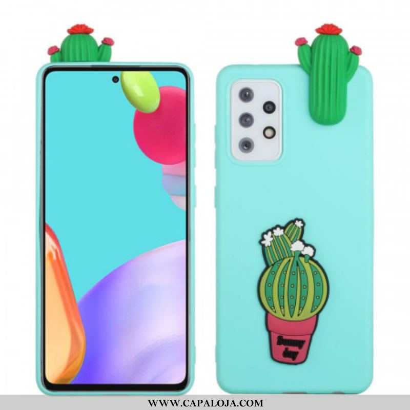 Capa Para Samsung Galaxy A53 5G Loucura De Cacto 3d