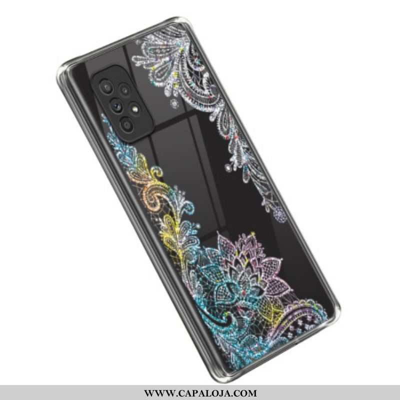 Capa Para Samsung Galaxy A53 5G Mandala De Renda Sem Costura