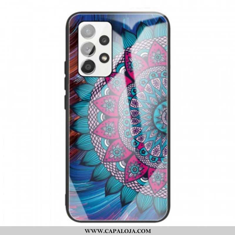 Capa Para Samsung Galaxy A53 5G Mandala Vidro Temperado