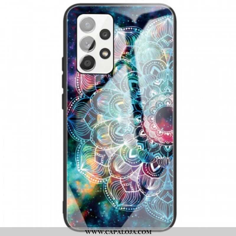 Capa Para Samsung Galaxy A53 5G Mandala Vidro Temperado