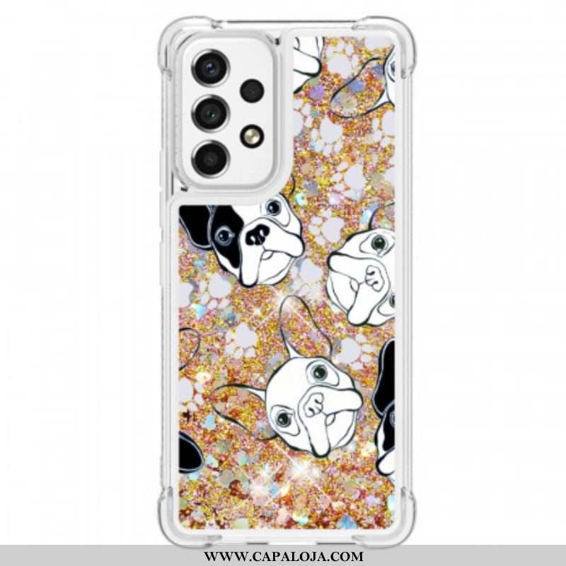 Capa Para Samsung Galaxy A53 5G Mr Dog Lantejoulas