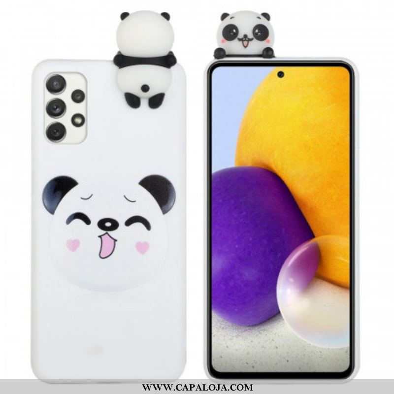 Capa Para Samsung Galaxy A53 5G Panda Divertido 3d