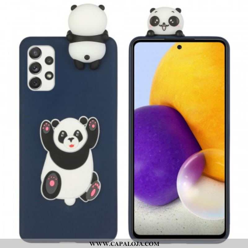 Capa Para Samsung Galaxy A53 5G Panda Gordo 3d