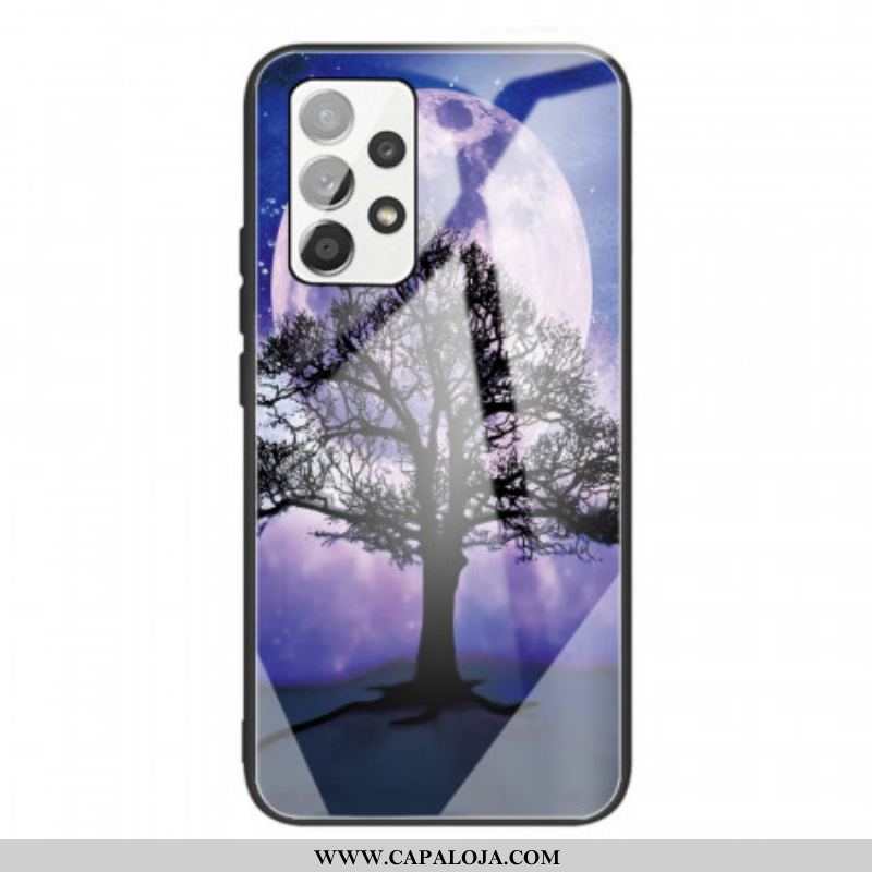 Capa Para Samsung Galaxy A53 5G Árvore De Vidro Temperado