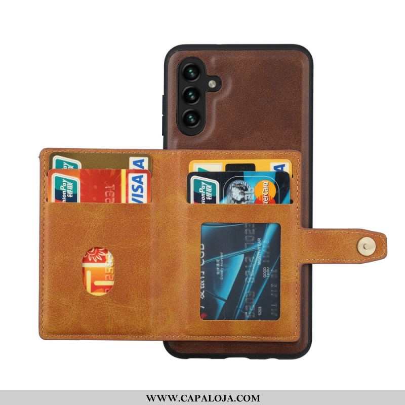 Capa Para Samsung Galaxy A54 5G Alça De Suporte Para Titular Do Cartão