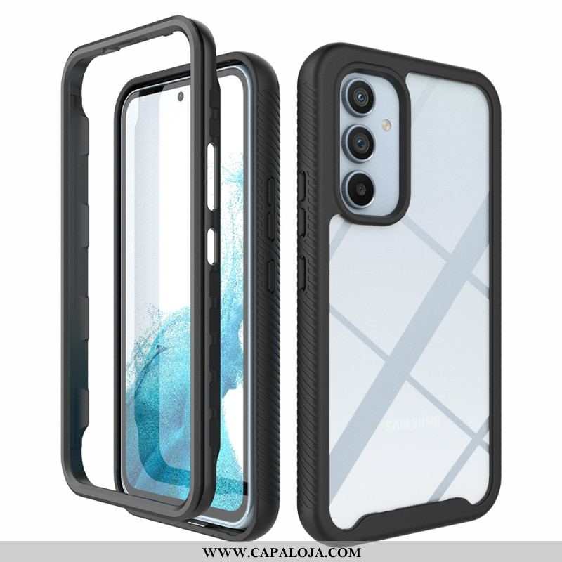 Capa Para Samsung Galaxy A54 5G Bordas De Silicone Híbridas