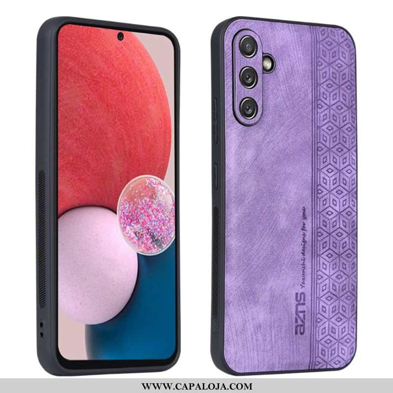 Capa Para Samsung Galaxy A54 5G Efeito Couro Azns