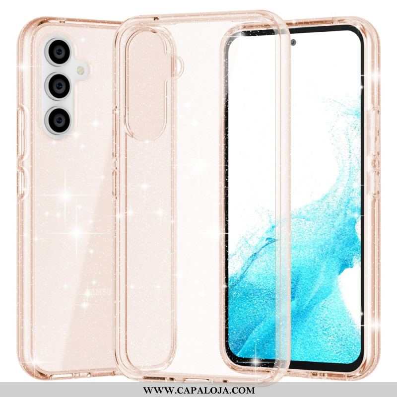 Capa Para Samsung Galaxy A54 5G Lantejoulas Transparentes