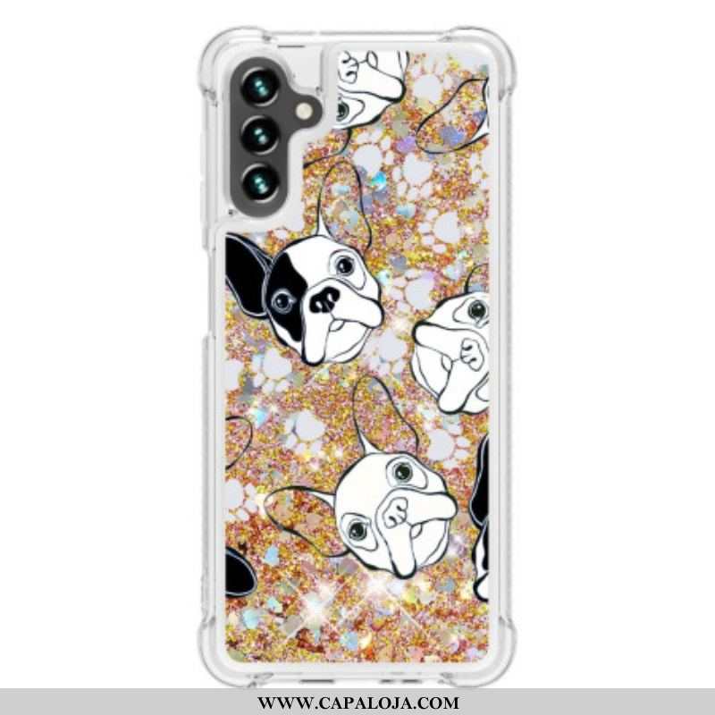 Capa Para Samsung Galaxy A54 5G Mr Dog Lantejoulas