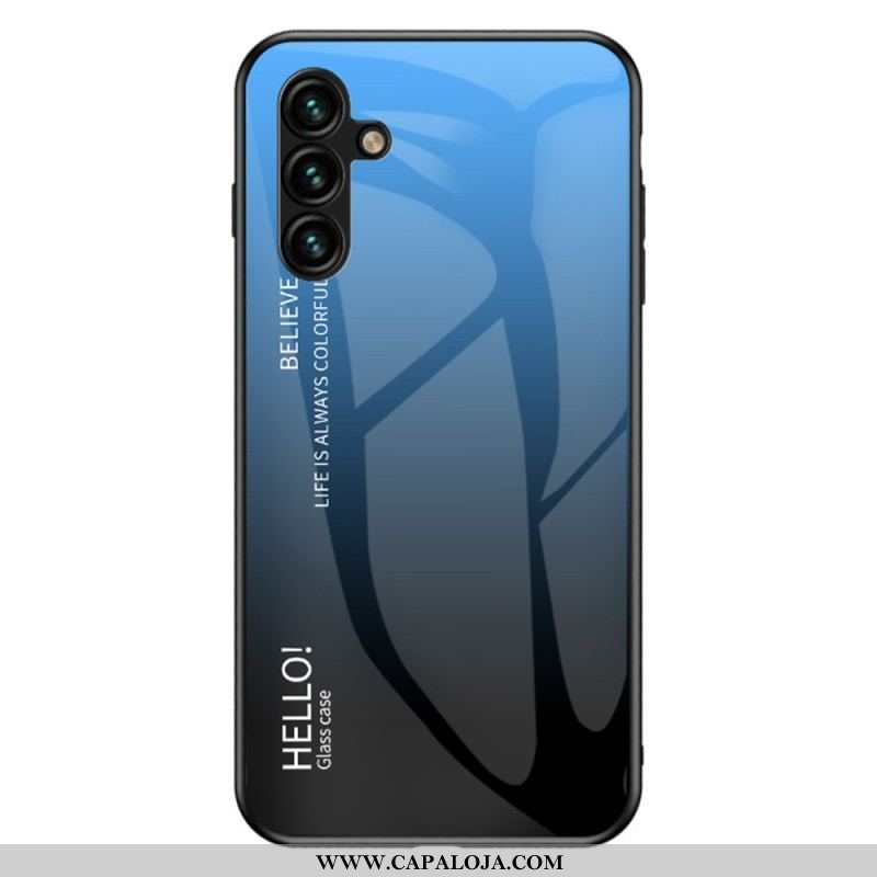 Capa Para Samsung Galaxy A54 5G Olá Vidro Temperado