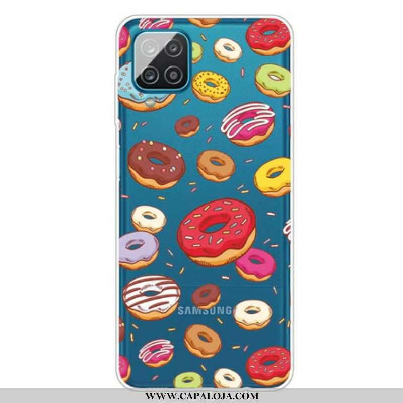 Capa Para Samsung Galaxy M12 / A12 Amo Rosquinhas