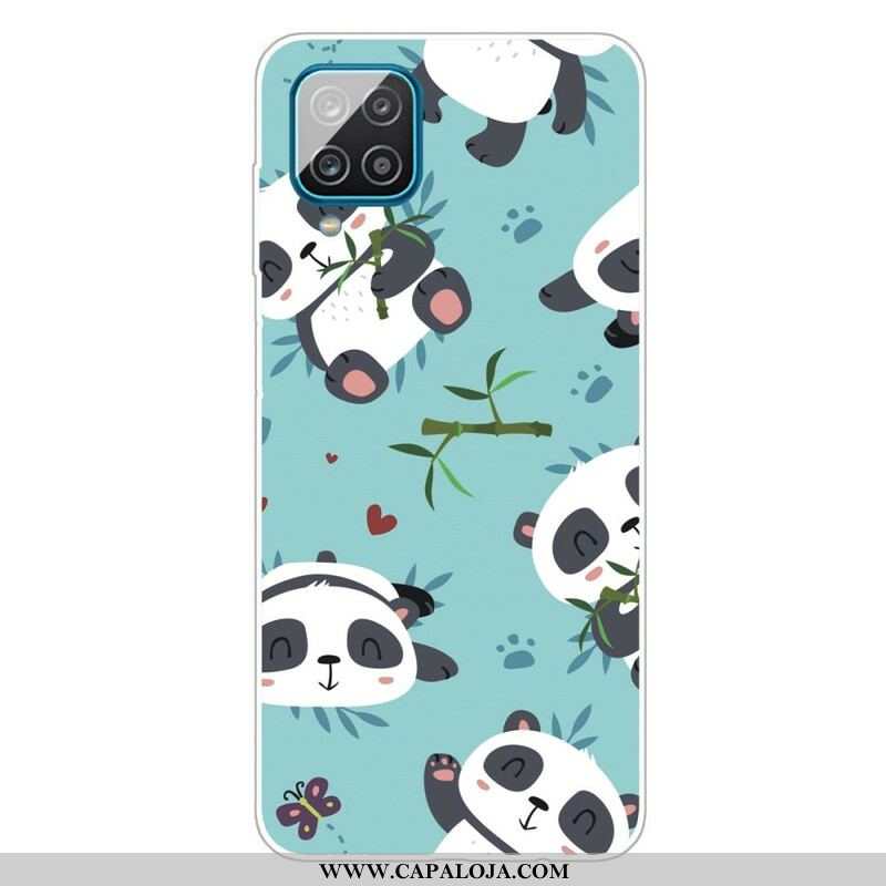 Capa Para Samsung Galaxy M12 / A12 Bando De Pandas