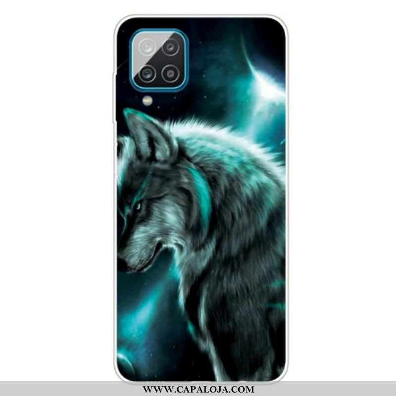 Capa Para Samsung Galaxy M12 / A12 Lobo Real