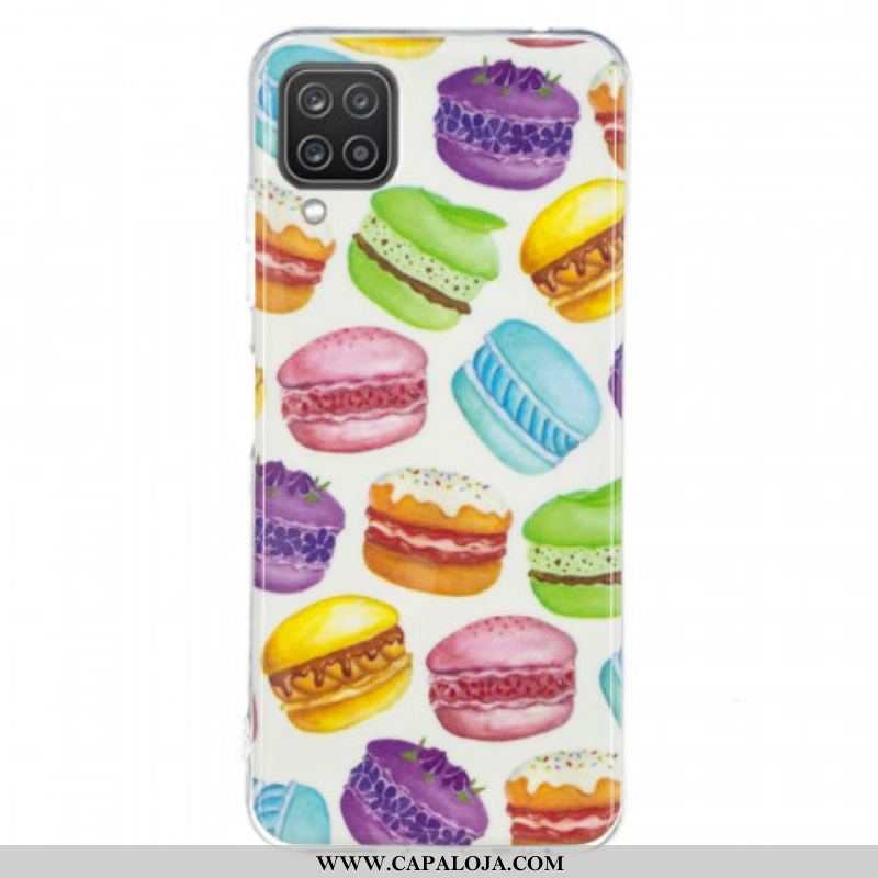 Capa Para Samsung Galaxy M12 / A12 Macaroons Fluorescentes