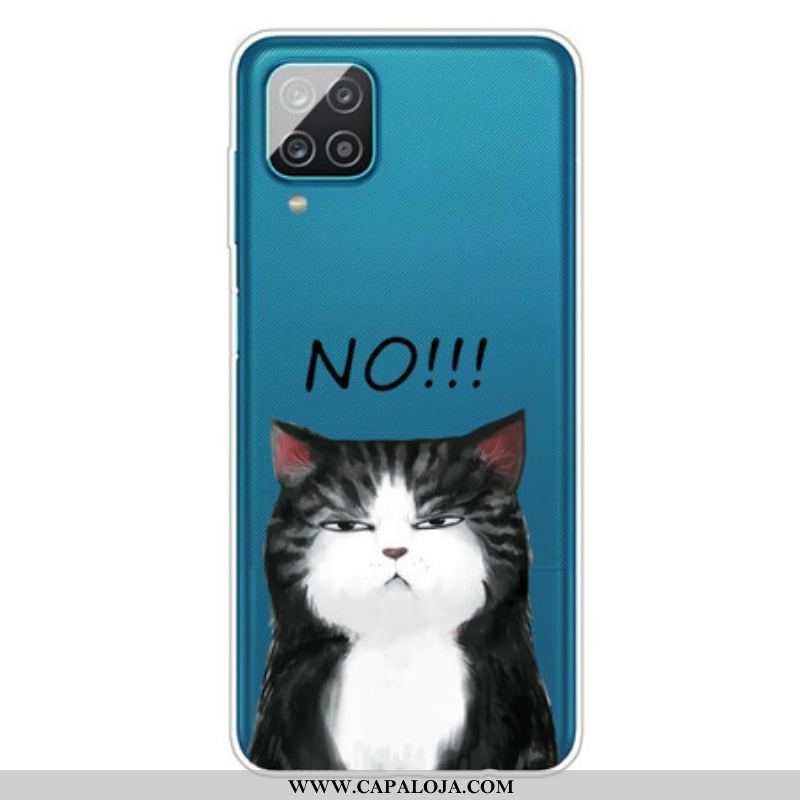 Capa Para Samsung Galaxy M12 / A12 O Gato Que Diz Não