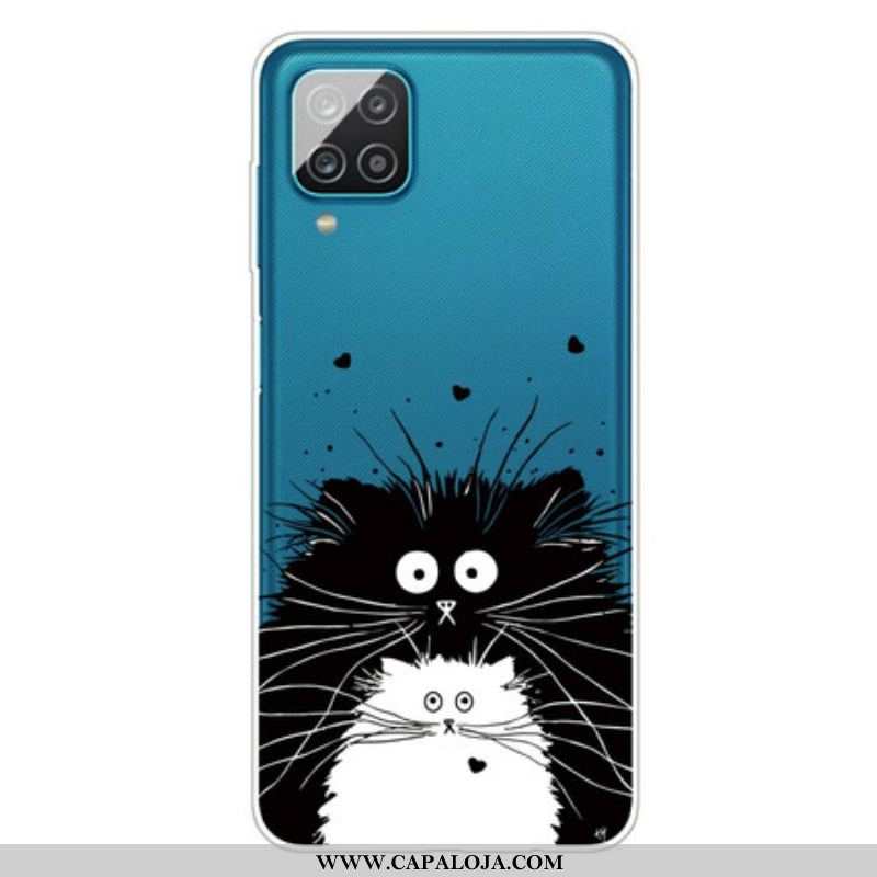 Capa Para Samsung Galaxy M12 / A12 Olha Os Gatos