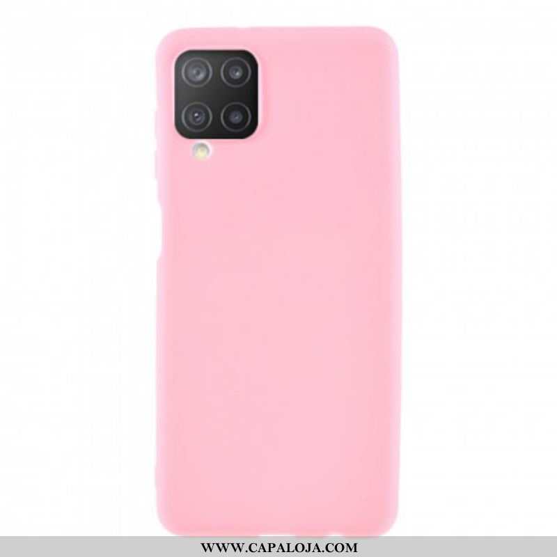 Capa Para Samsung Galaxy M12 / A12 Silicone Fosco