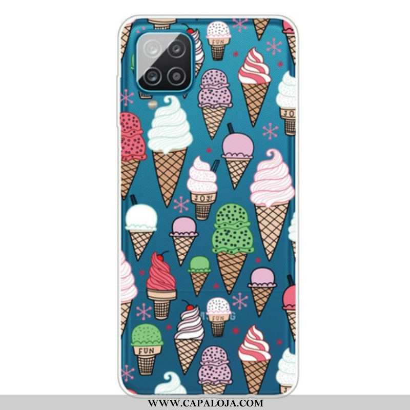 Capa Para Samsung Galaxy M12 / A12 Sorvete De Creme