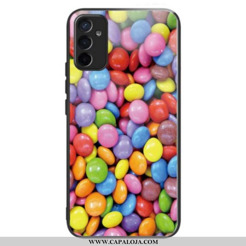 Capa Para Samsung Galaxy M13 Bombons De Vidro Temperado