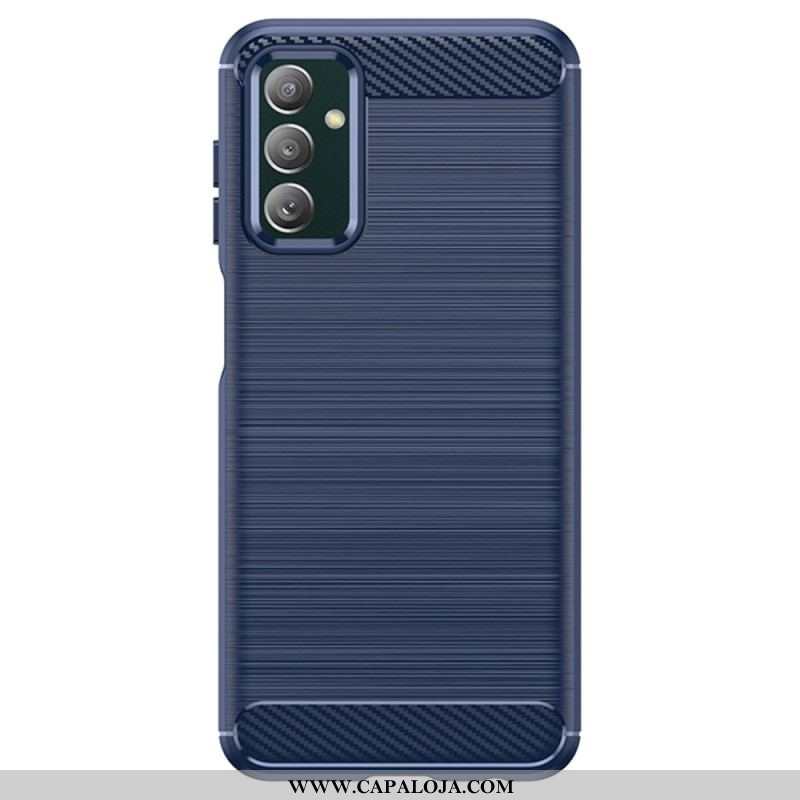 Capa Para Samsung Galaxy M13 Fibra De Carbono Escovada