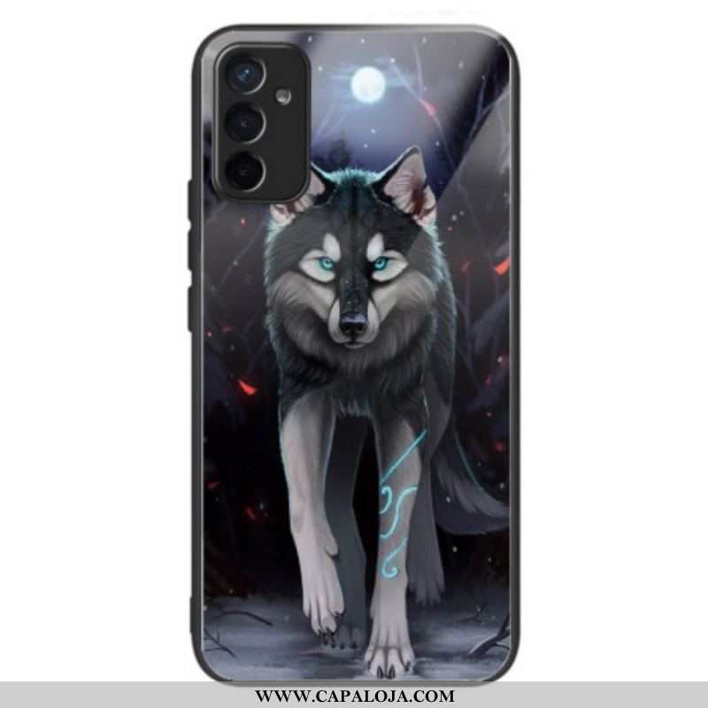 Capa Para Samsung Galaxy M13 Lobo De Vidro Temperado