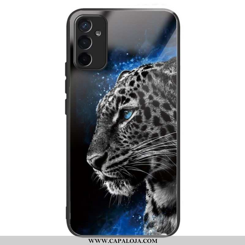 Capa Para Samsung Galaxy M13 Vidro Temperado Tigre