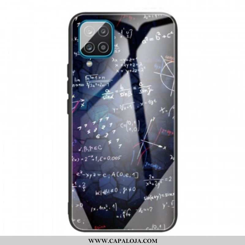 Capa Para Samsung Galaxy M32 Cálculos Matemáticos De Vidro Temperado