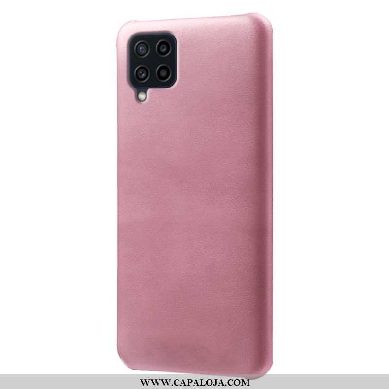 Capa Para Samsung Galaxy M32 Efeito Couro Ksq