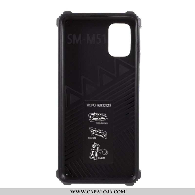 Capa Para Samsung Galaxy M51 Com Suporte Removível