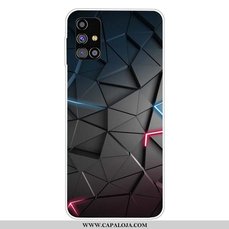 Capa Para Samsung Galaxy M51 Geometria Flexível