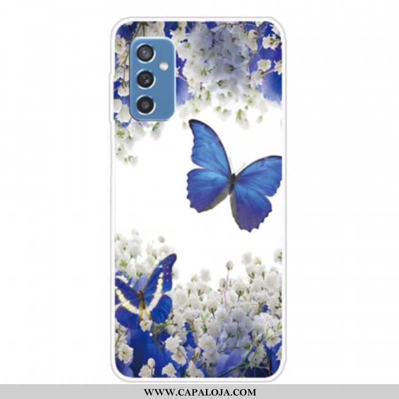 Capa Para Samsung Galaxy M52 5G Borboleta Mística