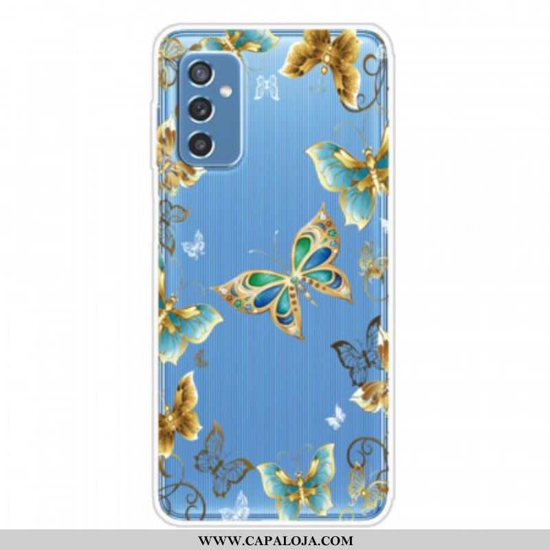 Capa Para Samsung Galaxy M52 5G Corrente Borboleta