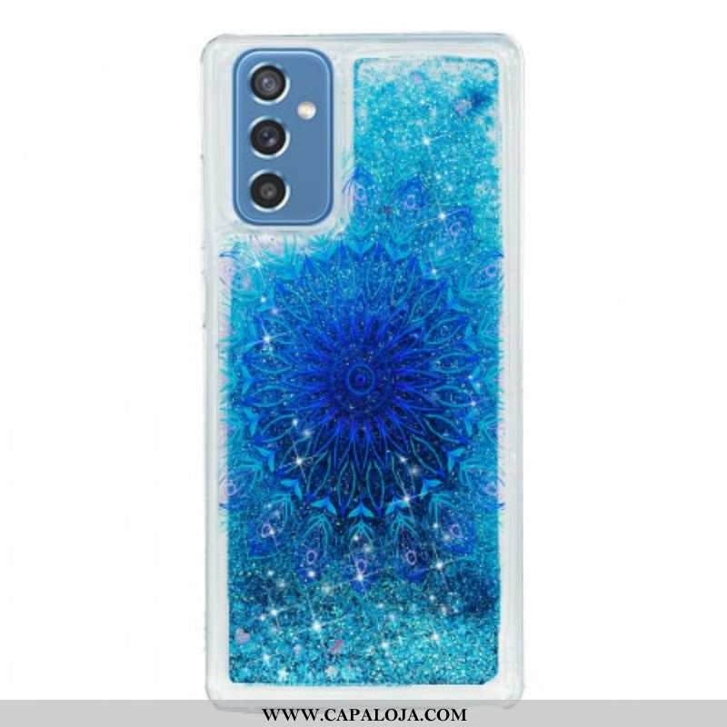 Capa Para Samsung Galaxy M52 5G Mandala Marinha