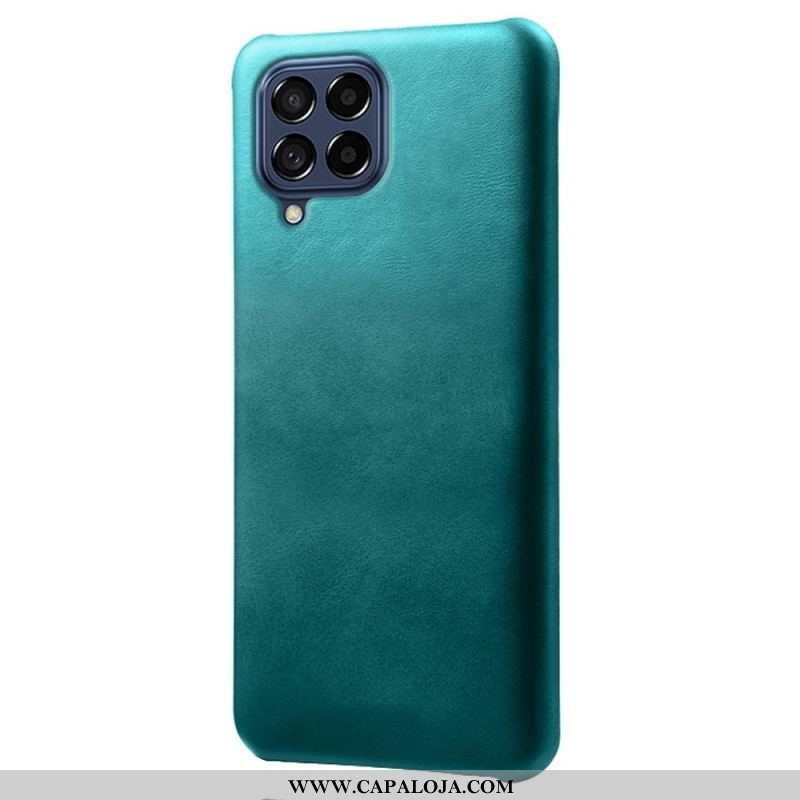 Capa Para Samsung Galaxy M53 5G Efeito Couro