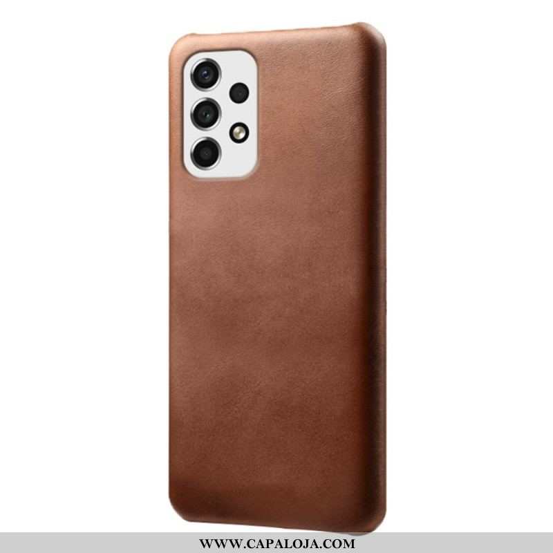 Capa Para Samsung Galaxy M53 5G Efeito Couro Ksq