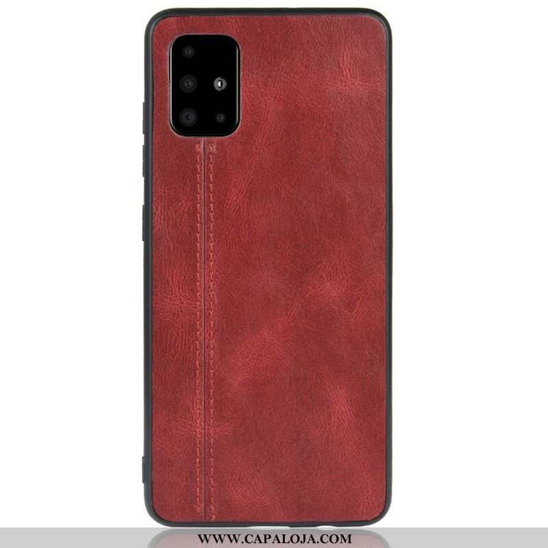 Capa Para Samsung Galaxy S20 Plus / S20 Plus 5G Efeito Couro Couture