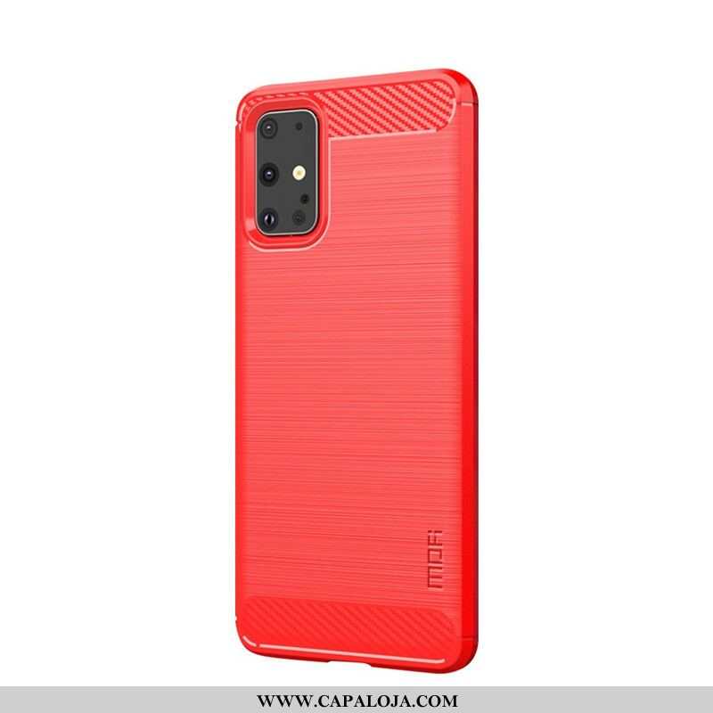 Capa Para Samsung Galaxy S20 Plus / S20 Plus 5G Fibra De Carbono Escovada Mofi