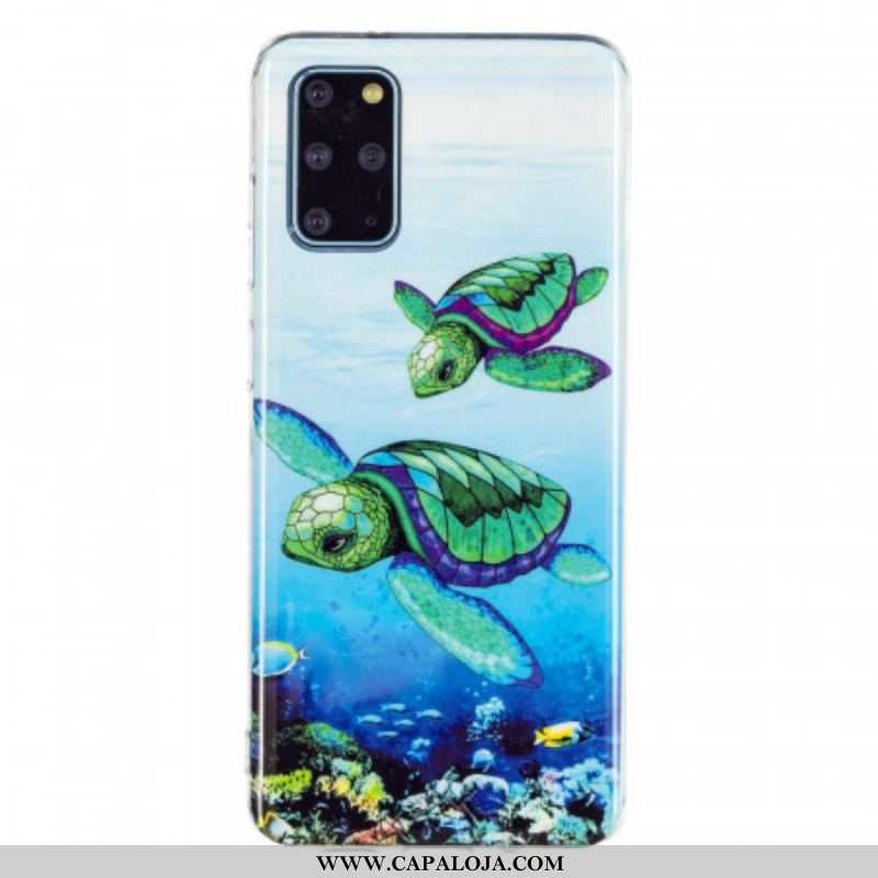 Capa Para Samsung Galaxy S20 Plus / S20 Plus 5G Tartarugas Fluorescentes